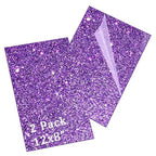 Glitter Acrylic Sheets, 2 Pack | 1/8 in Thick, Cast Sparkly, by FaeliKnise-BringFairytoLife