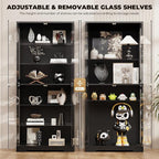 BROTTAR Display Cabinet with Glass Door, 6-Tier 71" Curio Cabinet with 3 Color - Image 6