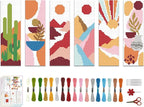 ACRNIGHEET 6PCS Cross Stitch Bookmark Kit by ACRNIGHEET