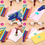 Paxcoo 26pcs Wax Seal Sticks for Stamps, Letters and Crafts - Image 3