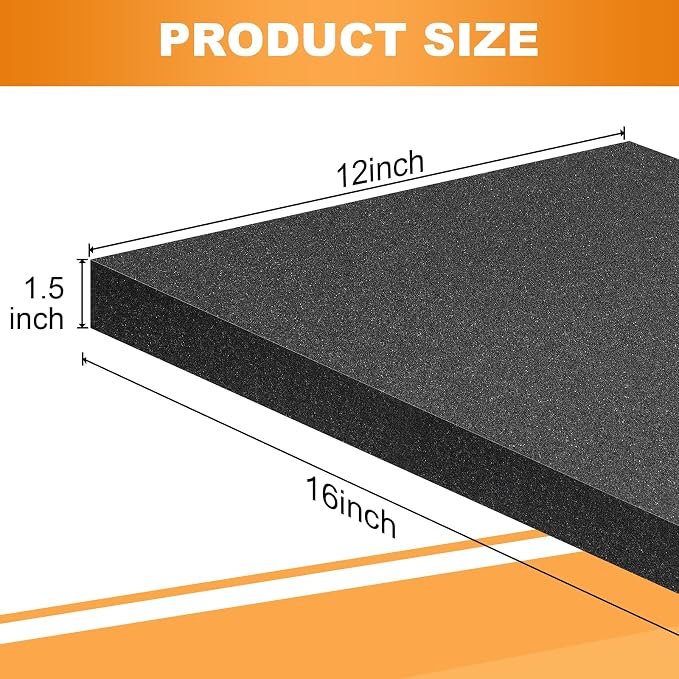 Eunice 2Pcs Polyurethane Foam Sheets - Image 2