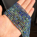 4mm 90pcs Phoenix Lapis Lazuli Tiny Gemstone Beads - Image 7