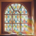 Window Privacy Film, Static Cling Stained Glass Window Film Decorative by Anewlookinnotime