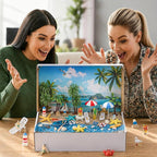 Teyva Daily 48 Pcs Summer Beach Diorama Kit Habitat Project Box Set Beach - Image 2
