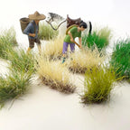 Woohome 2 PCS Model Grass Tufts Resin Static Scenery Model, Artificial Grass - Image 7