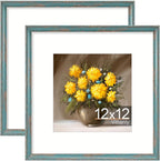 Vittanly 12x12 Picture Frames Set of 2, Ornate Vintage Photo Frame by Vittanly