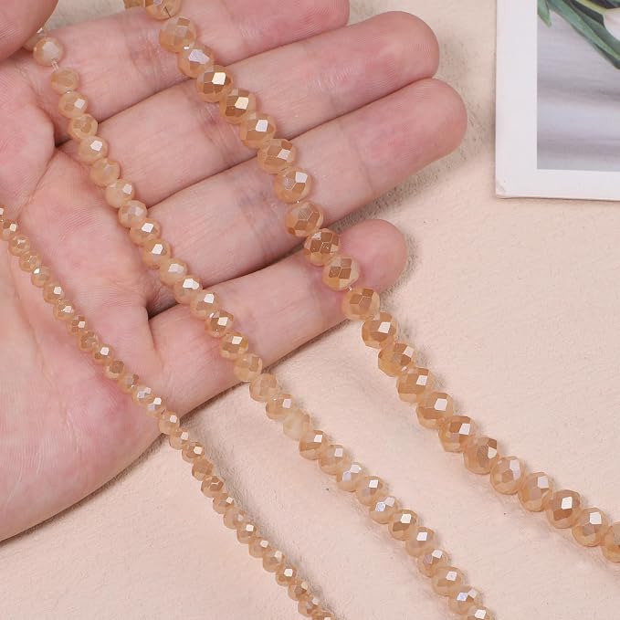 1000pcs 4mm Crystal Glass Beads - Image 3