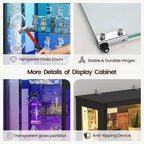Lvifur 71” Glass Display Cabinet - Image 5