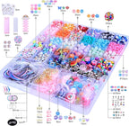 AIPRIDY 3200 Pieces Girls Toys Bracelet Making Kit, Unicorn/Mermaid Clay Beads - Image 6