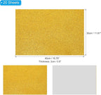 PATIKIL Gold Shiny EVA Glitter Foam Sheet 16x12 Inch 2mm Thick - Image 2