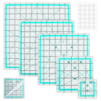 Quilting Rulers, 5 Square Quilting Templates by Hariendny