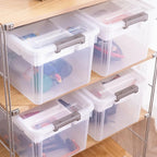 Citylife 32QT 4Packs Clear Craft Organizers and Storage Box - Image 6