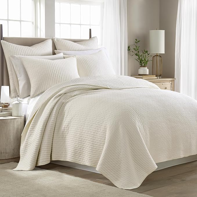 Levtex Home Cross Stitch Reversible Full/Queen Quilt Set by LevtexHome