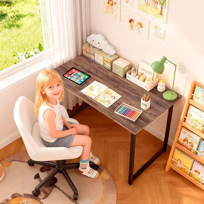 PayLessHere | 32 Inch Computer Desk | Brown | Office Desk - Image 2