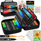 Dual Brush Marker Pens, 128 Colors Art Markers Set by IVSUN