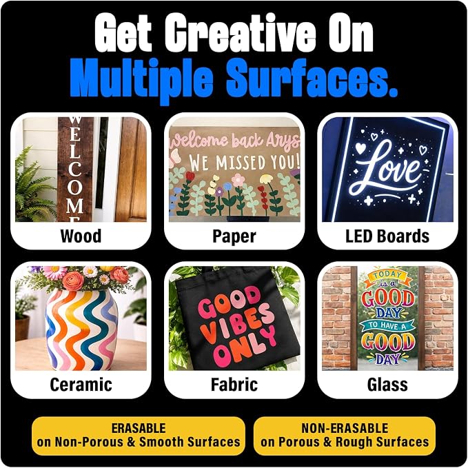 8 Washable Window Markers for Cars - 15mm Jumbo - Image 8