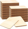 HOIGON 100 PCS Rectangle Unfinished Wood Pieces, 4 x 6 Inch Blank Basswood by HOIGON