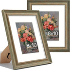Vittanly 8x10 Picture Frames Set of 2, Ornate Vintage Photo Frame by Vittanly