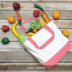TOPDesign 1-Pack Super Strong Large 12oz Cotton Canvas Tote Bag, Reusable - Image 5