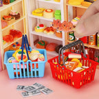 170Pcs Miniature Supermarket Shelves Furniture Model Doll House Store Storage - Image 7