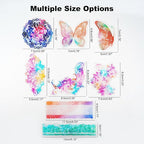 60 PCS Magic Color Boundary Lace Stickers – PET Transparent Dreamy Stickers - Image 4