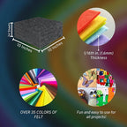 FabricLA Acrylic Felt Sheets for Crafts - Image 3