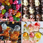 Palksky Skull Gummy Silicone Mold Sugar Chocolate Candy Molds, Skull Silicone - Image 3