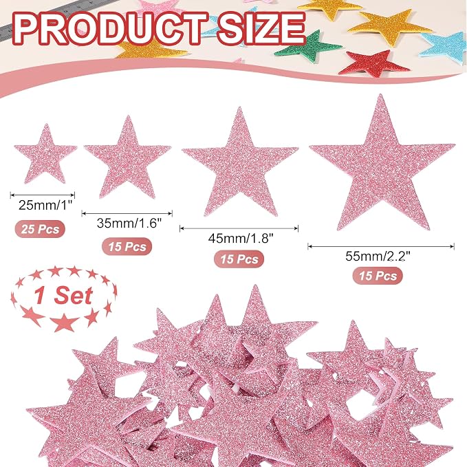 PATIKIL Star Foam Stickers - Image 2