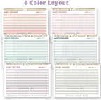 Habit Tracker Calendar, Daily Weekly Goal and Habit Tracker Journal, 12 Months - Image 4