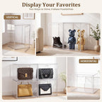 XX-Large Clear Acrylic Display Case, 1 Pack | Extra Large Stackable Storage Bins - Image 3