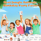 Simgoing 20 Set Jungle Animals Ceramic Painting Kit DIY Ceramic to Paint Your - Image 6