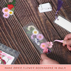 440 Pcs Pressed Flower Bookmark Kit, Handmade Craft - Image 2