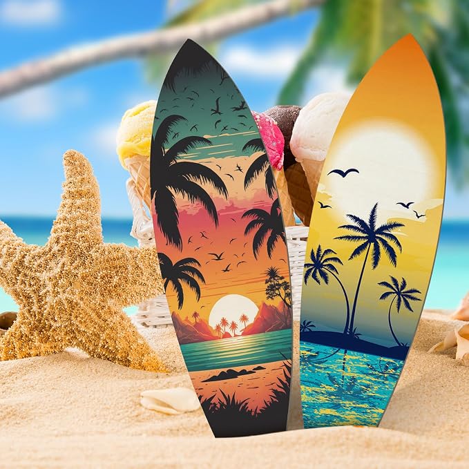 36 Pcs 12 Inch Unfinished Wood Surfboard Cutout - Image 7