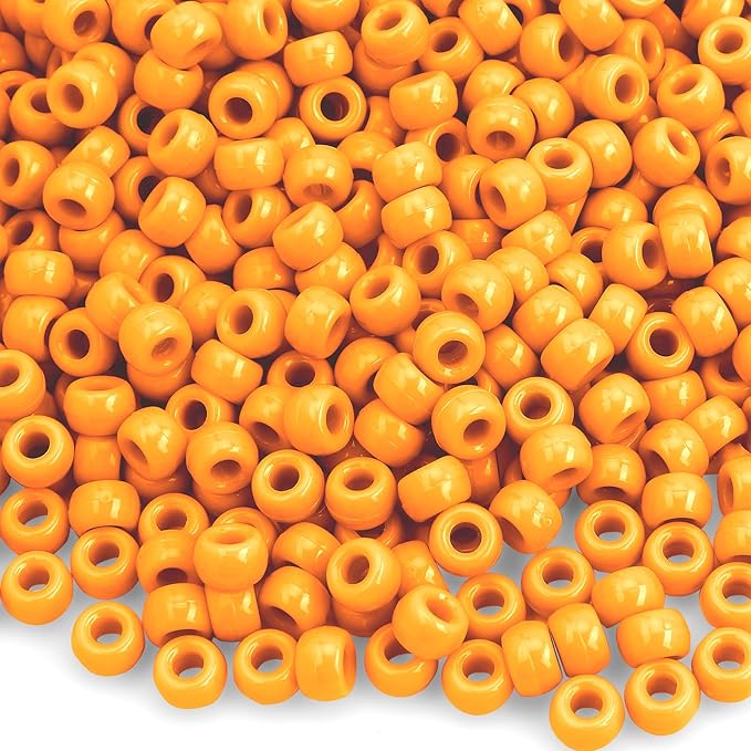 Pony 1100 Pcs Beads for Jewelry & Bracelets Making, Hair & Braids for Girls by anpiwshjo