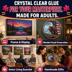 Jigsaw Puzzle Glue Clear with Applicators, No Yellowing Puzzle Saver - Image 6