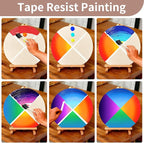 12 Inch Unfinished Wood Circles, 4 Pack Blank Wood Rounds - Image 3