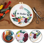 Nuberlic 3 Pack Funny Embroidery Kit, Handmade Cross Stitch Starter Kit - Image 4