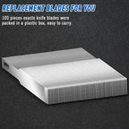 DIYSELF 100 Pack Exacto Knife Replacement Blades #17, Hobby Knife Replacement - Image 4