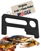 Crab Measurement Tool for Blue Crabs & Clams | VA Regulation 3.25-3.5" Peeler by SupplySons