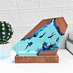Whale Shark Resin Lamp, Handmade Resin Night Light - Image 2