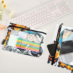 Truck Fire Pencil Pouch for 3 Ring Binder, 2 Pack Waterproof Pencil Bags Clear - Image 5