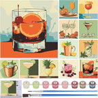 Nezyo 12 Sets Paint by Numbers Kit by Nezyo