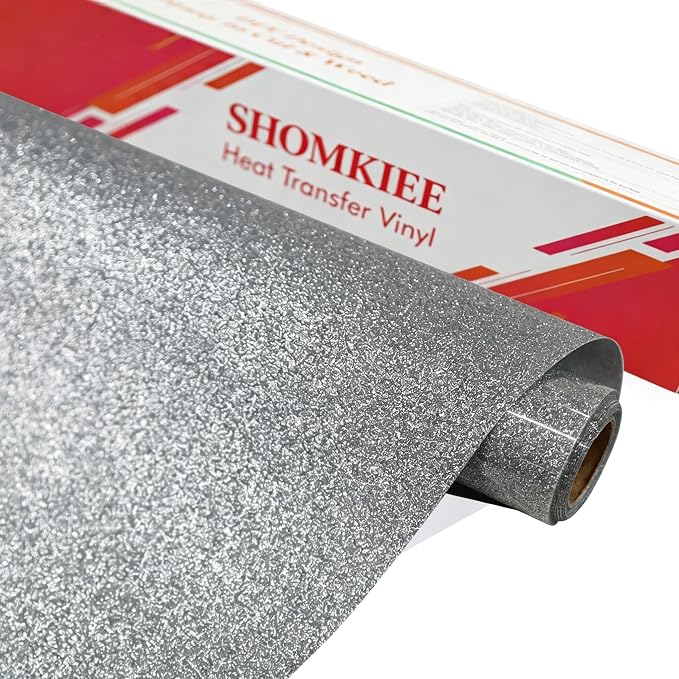 Glitter Silver HTV by SHOMKIEE