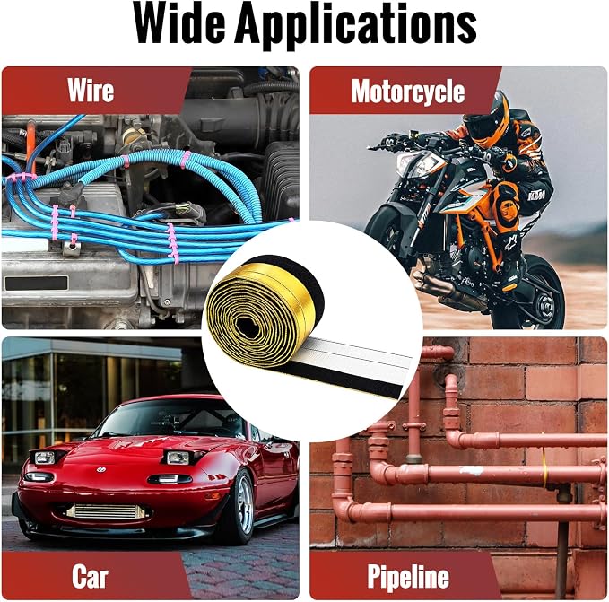 Wire Heat Shield Wrap for Car Hose Lines, 1/2" I.D. x 10FT, - Image 6