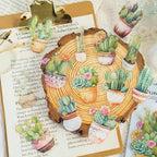 Yoksas 180Pcs Nature Green Potted Plants Stickers - Image 5
