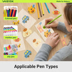 WISYOK 38pcs Shrinky Plastic Sheets Kits, Shrink Film - Image 3