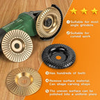 BLEKOO 4PC Angle Grinder Wood Carving Disc Set, - Image 4