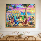 Sunset Beach Camp Puzzles for Adults 1000 Pieces, Challenging Jigsaw Puzzles - Image 3