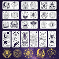 INFUNLY 15Pcs Magic Divination Wall Stencil by INFUNLY