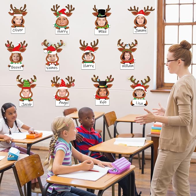 48 Set Christmas DIY Elk Cutouts - Image 5